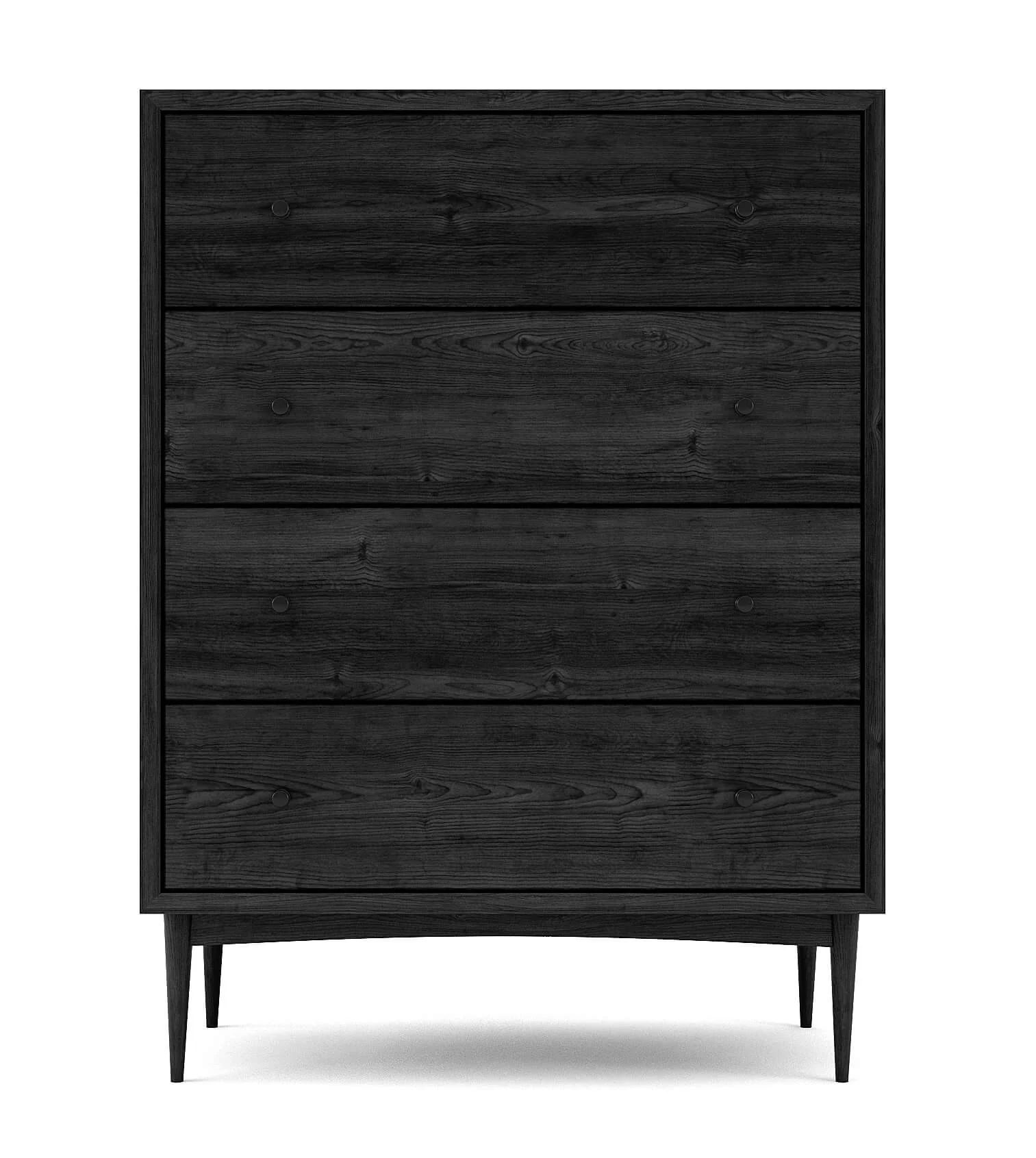 Atten 4-Drawer Tall Dresser - Image 9