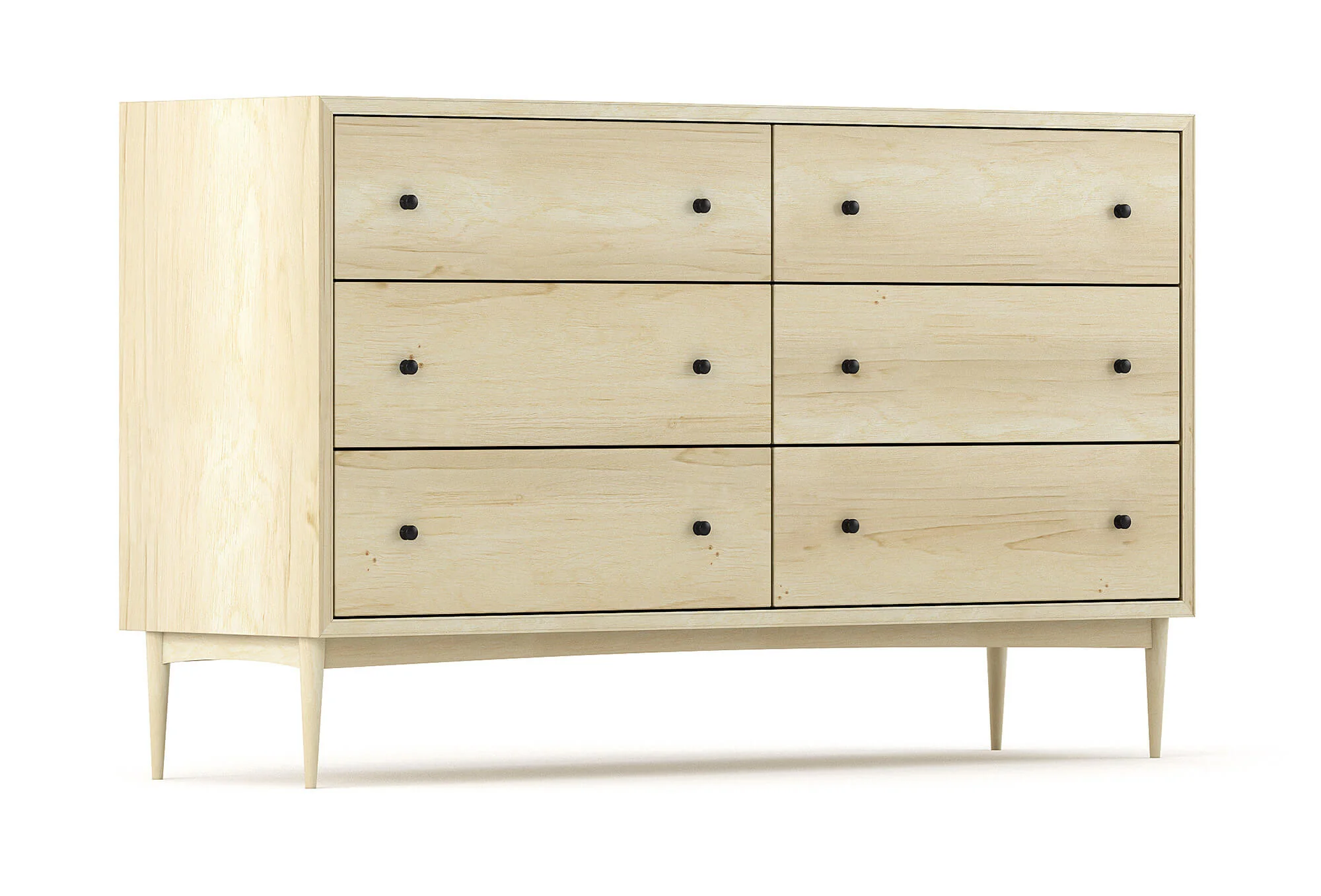 Atten 6-Drawer Wide Dresser - Image 4