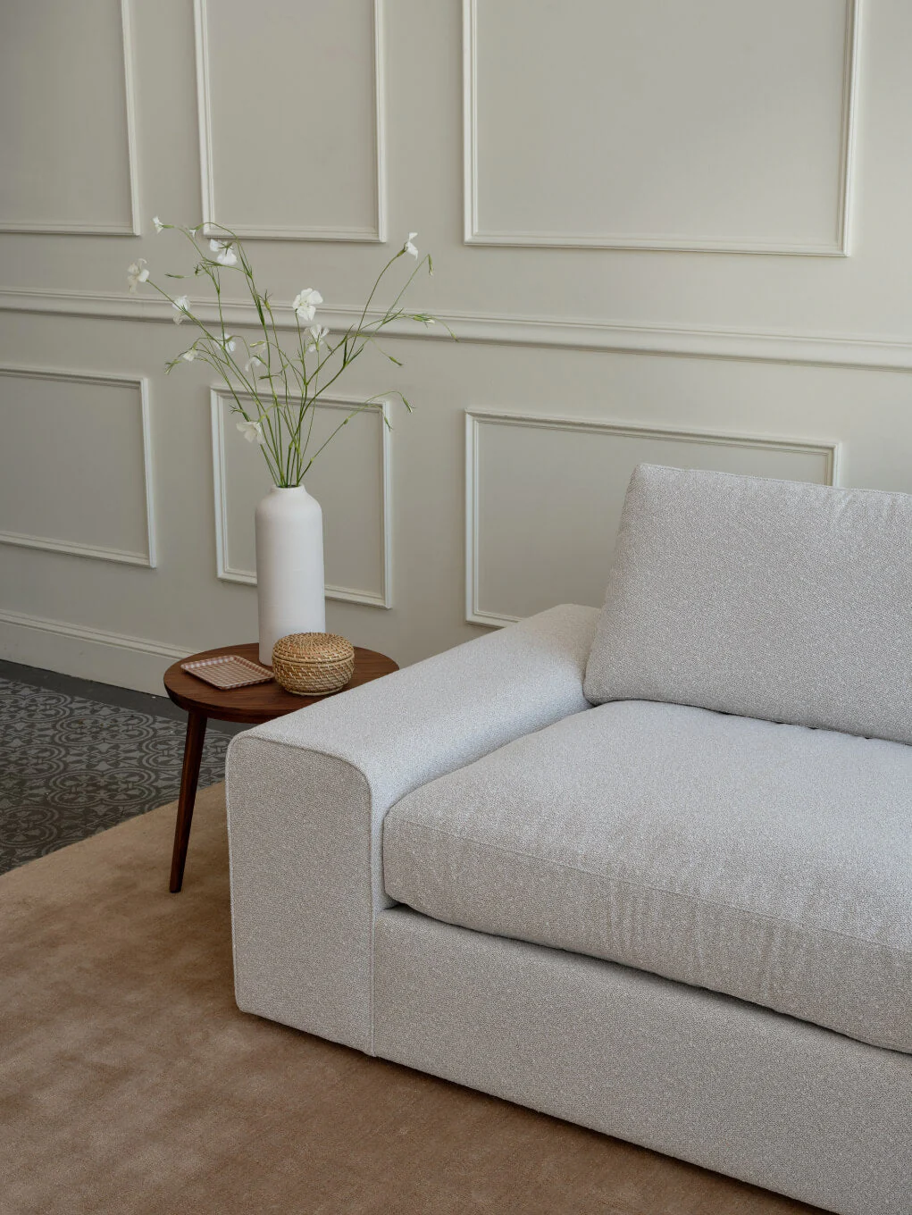 Blumen U Sectional in Natural Latex - Image 6