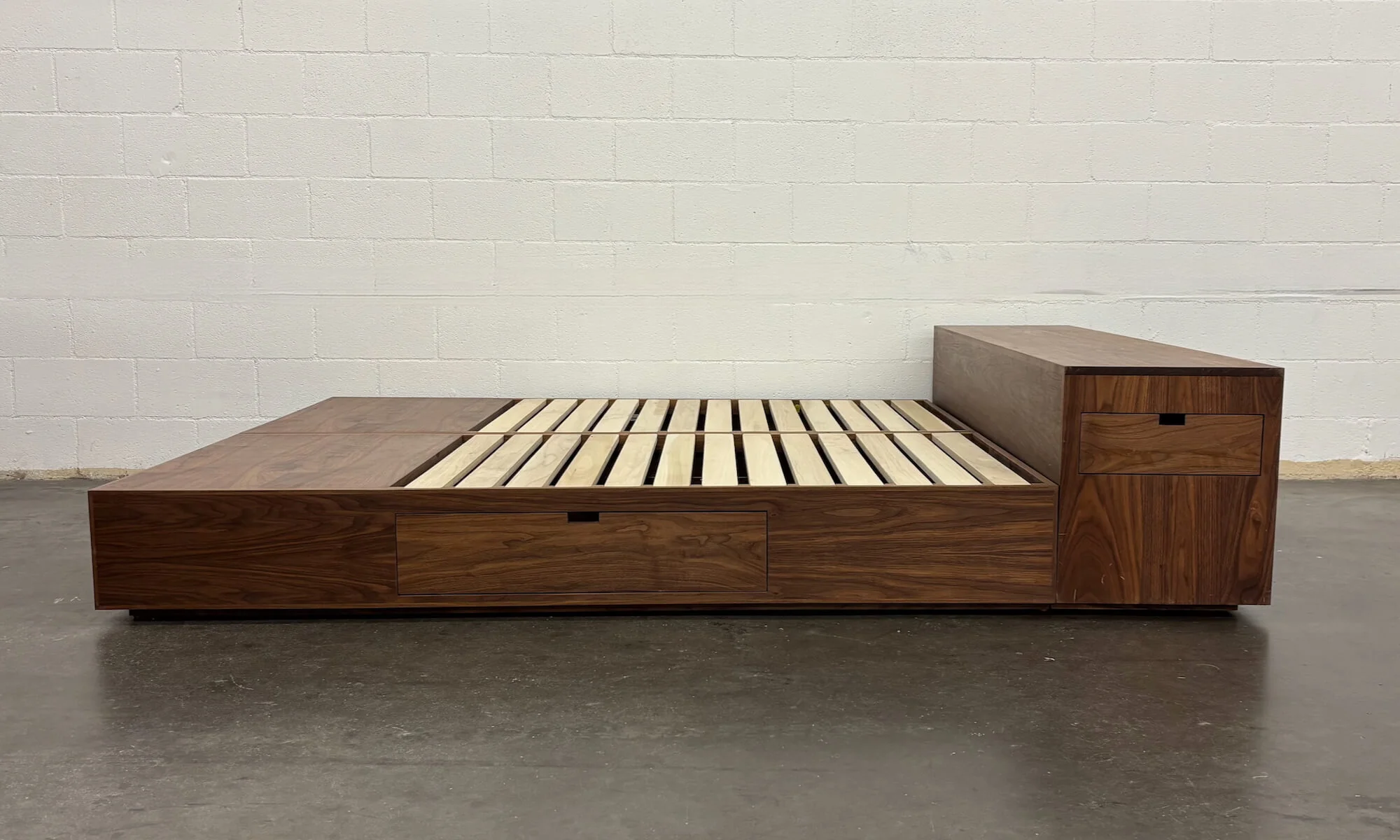 Buden King Bed in Solid Walnut - Image 5