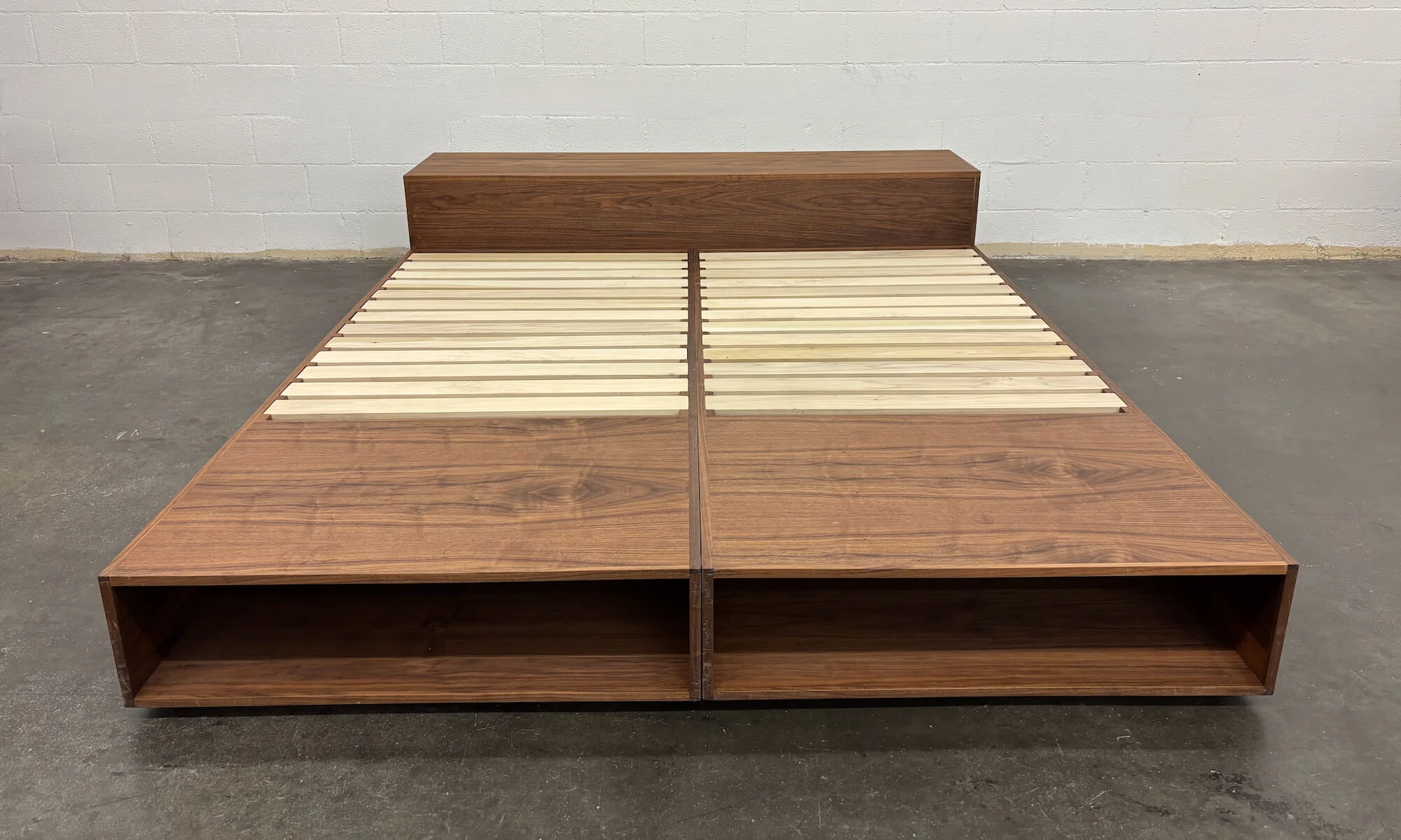 Buden King Bed in Solid Walnut - Image 6