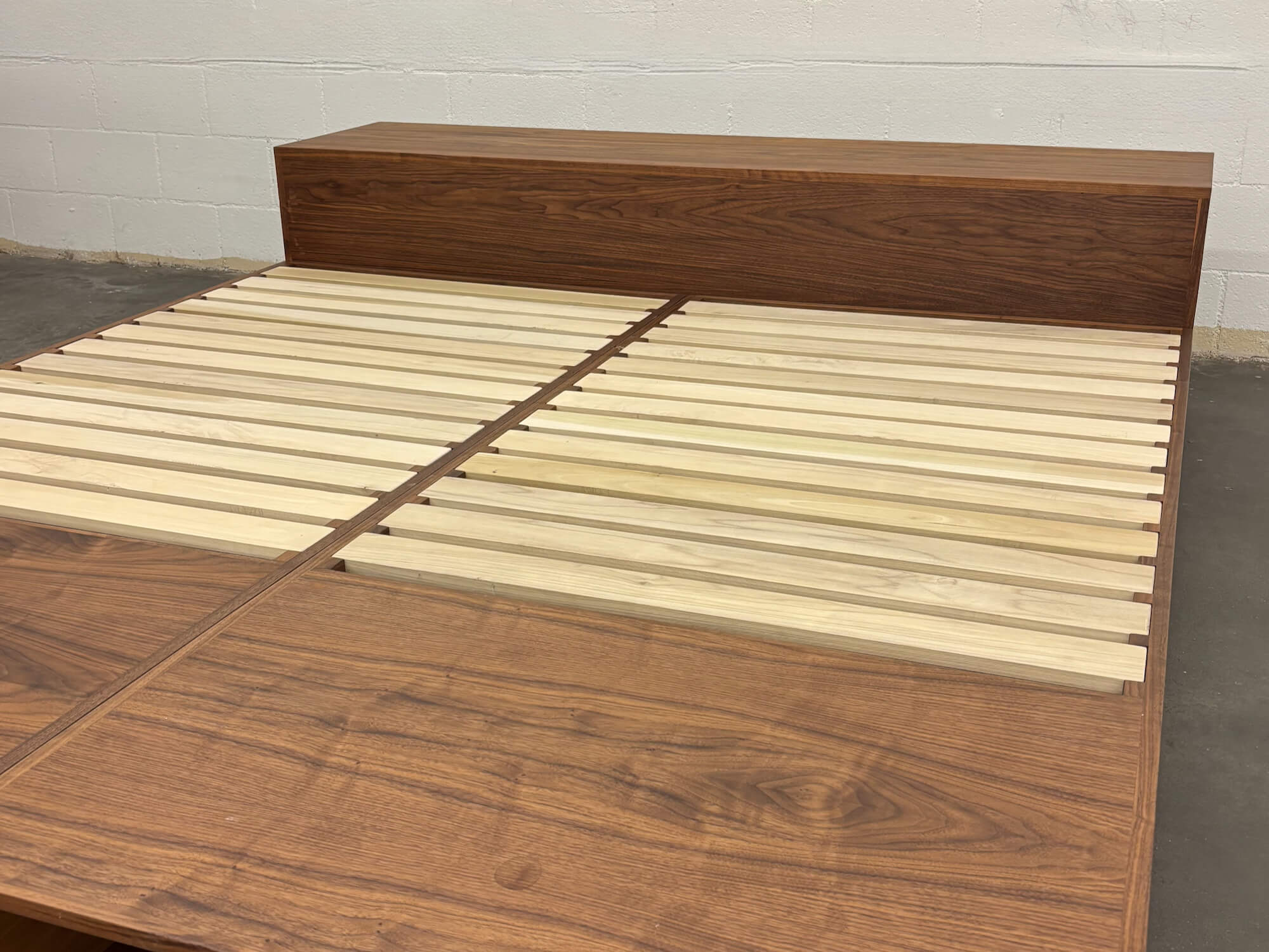 Buden King Bed in Solid Walnut - Image 7