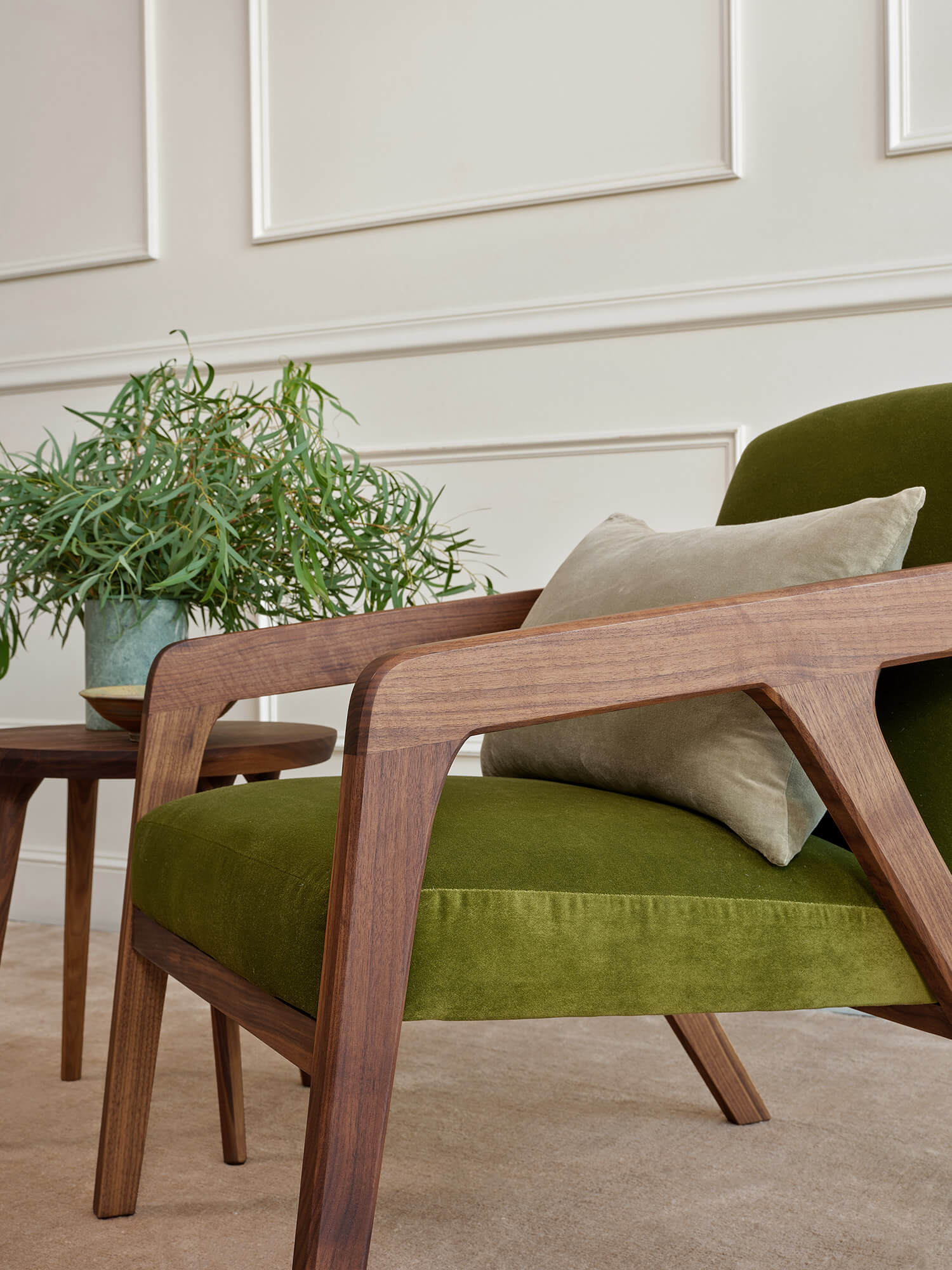 Burr Accent Chair in Natural Latex - Image 7