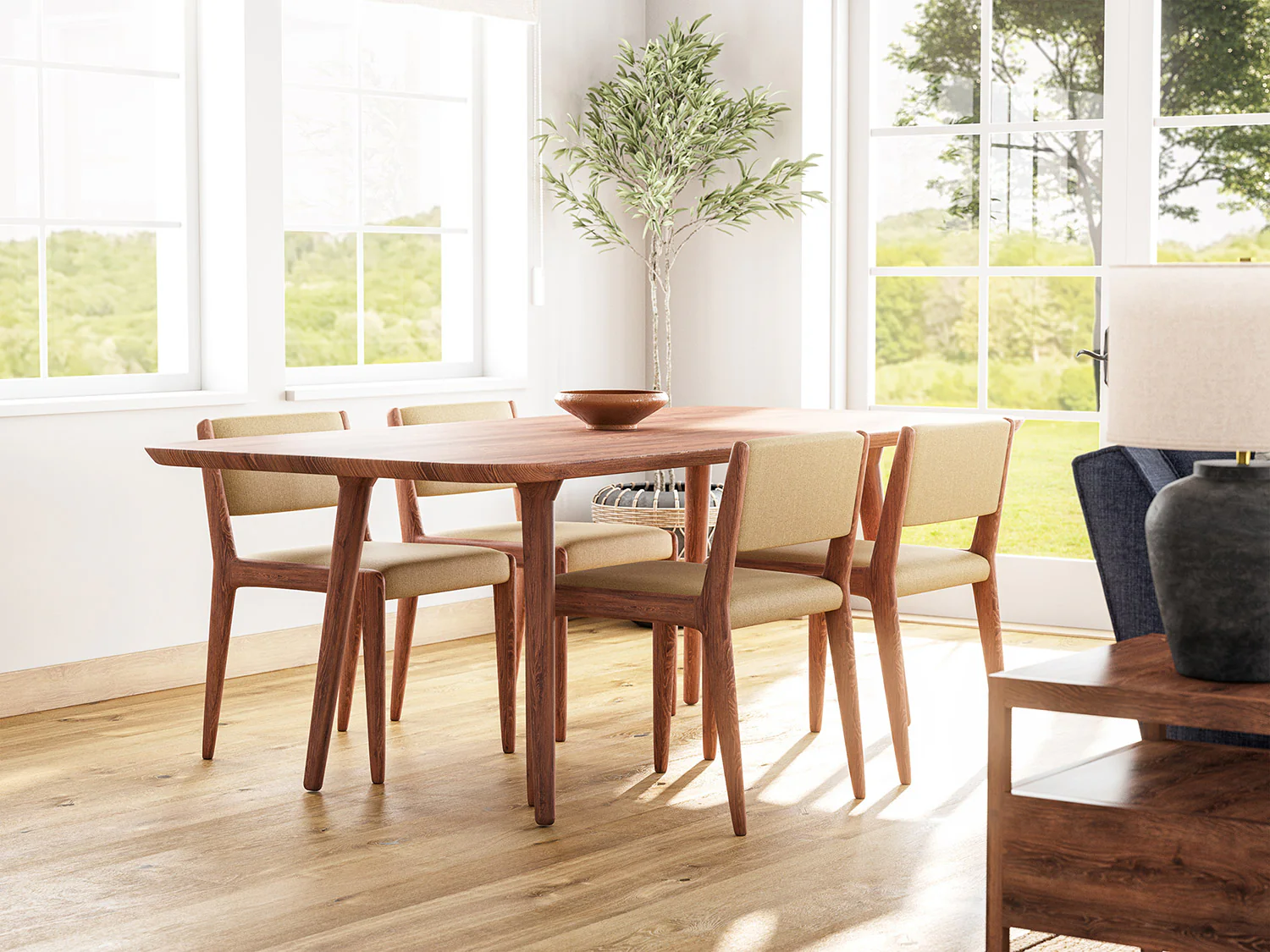 Jasmi Dining Chair in Natural Latex - Image 4