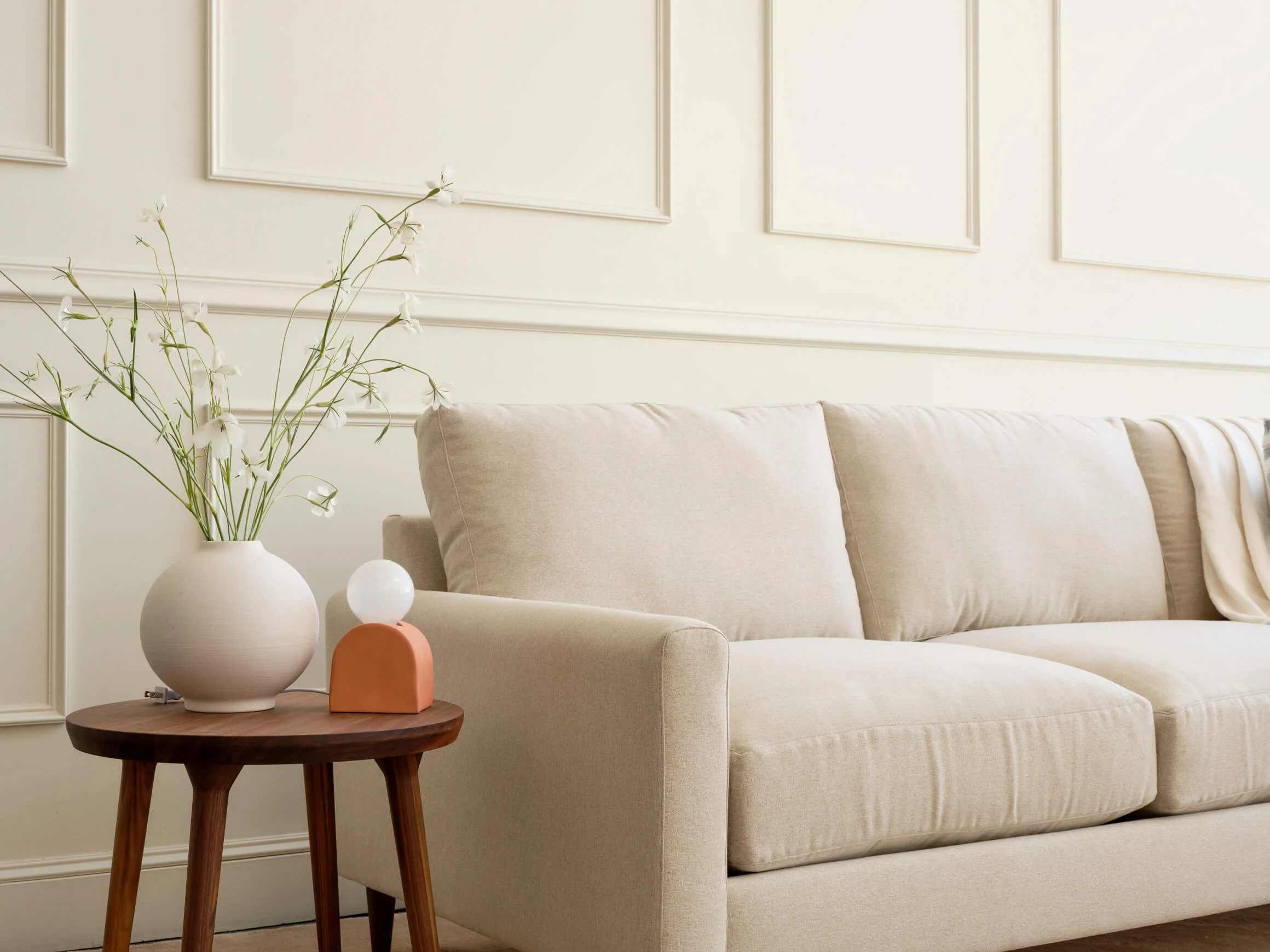 Lala Bumper Sectional in Natural Latex - Image 3
