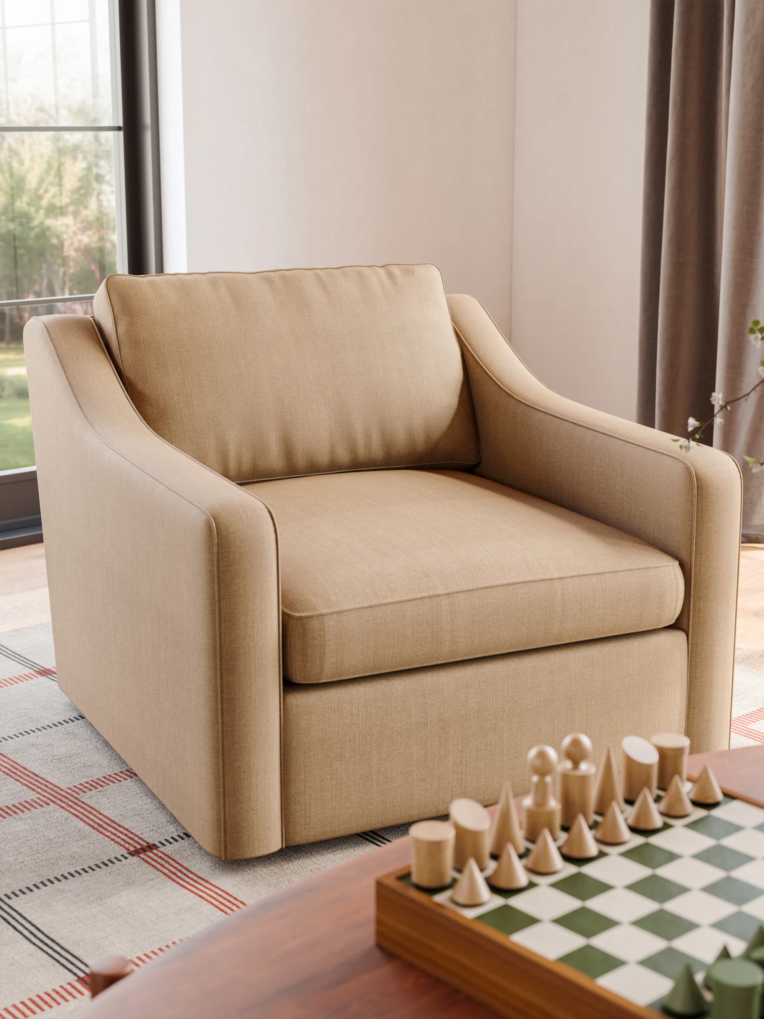 Meera Chair in Natural Latex - Image 7