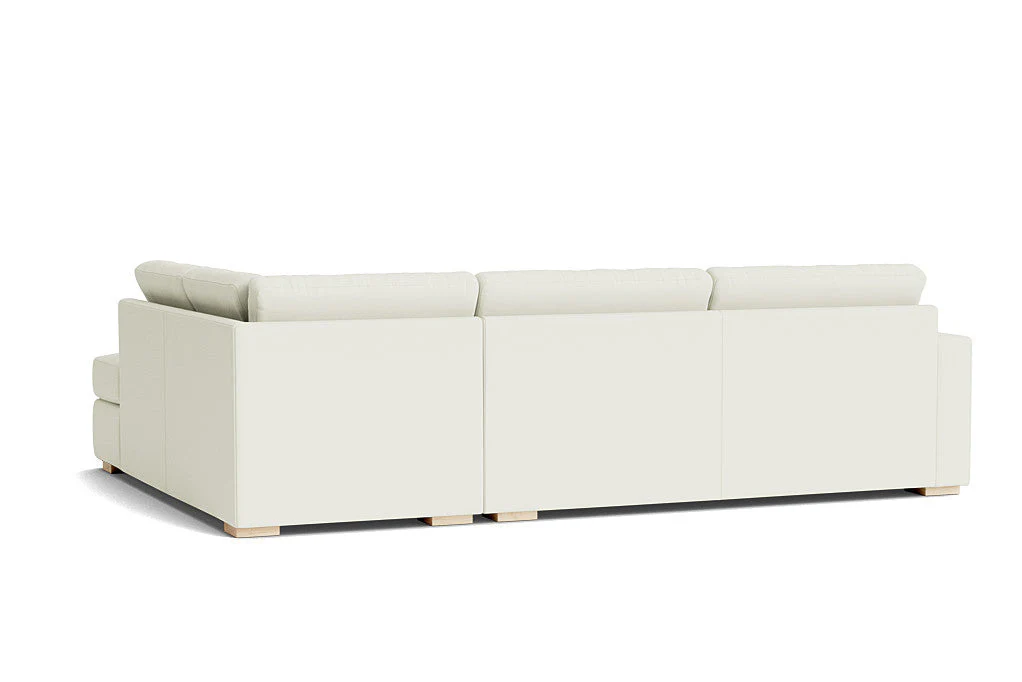 Rio Bumper Sectional with Natural Latex Cushions and Leather - Image 4