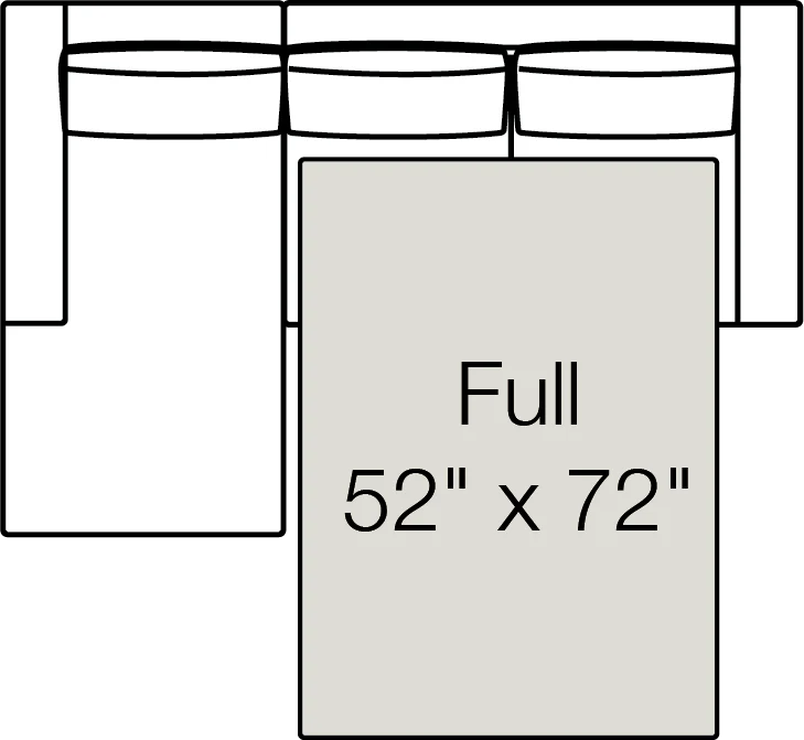 Rio Chaise Sleeper Sectional in Natural Latex - Image 9