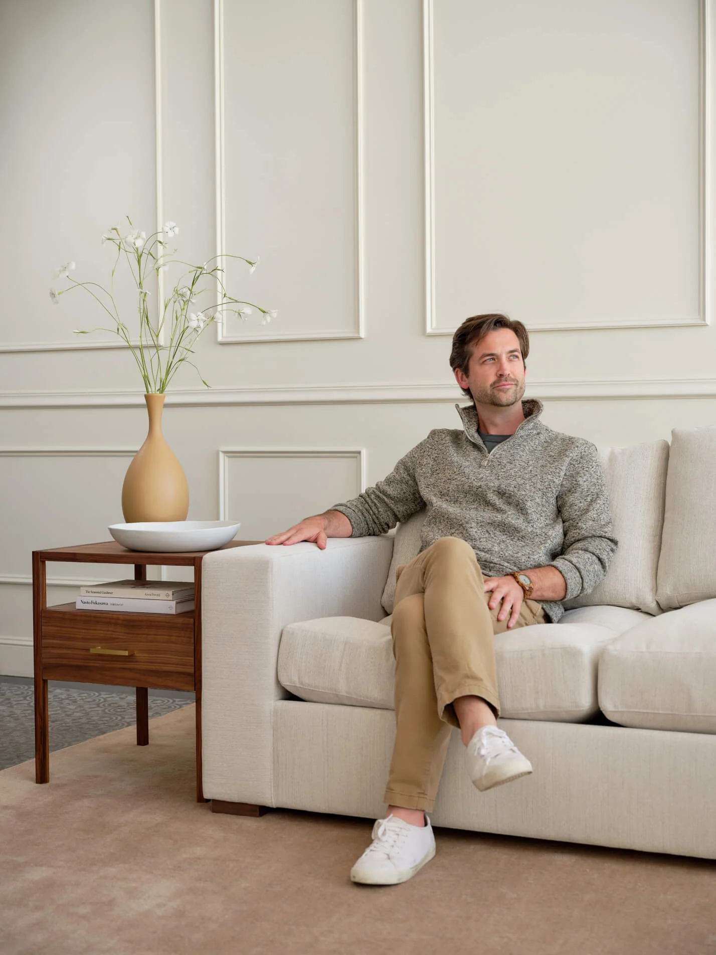Rio Plush Corner Sectional in Natural Latex - Image 6