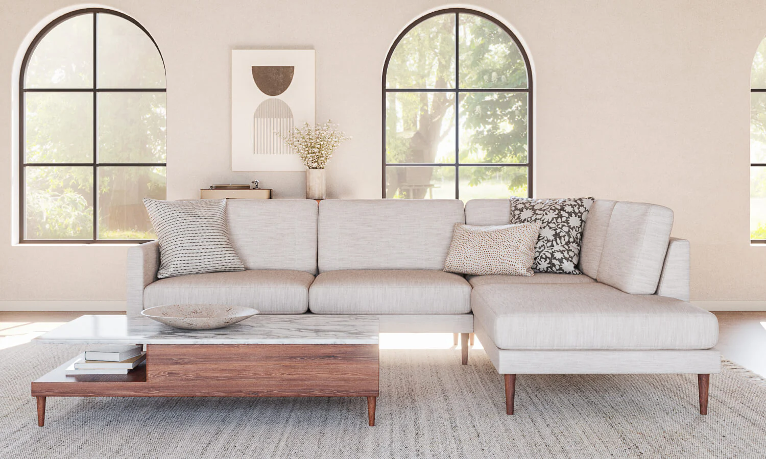 Sino Small Rectangular Coffee Table - Image 4